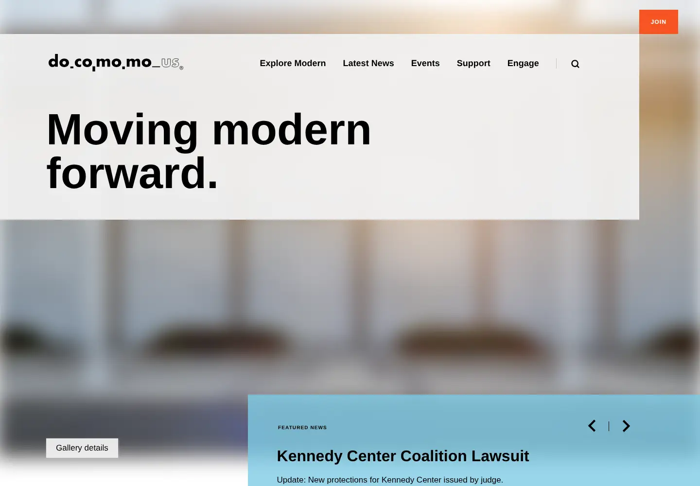 Screenshot of docomomo-us.org