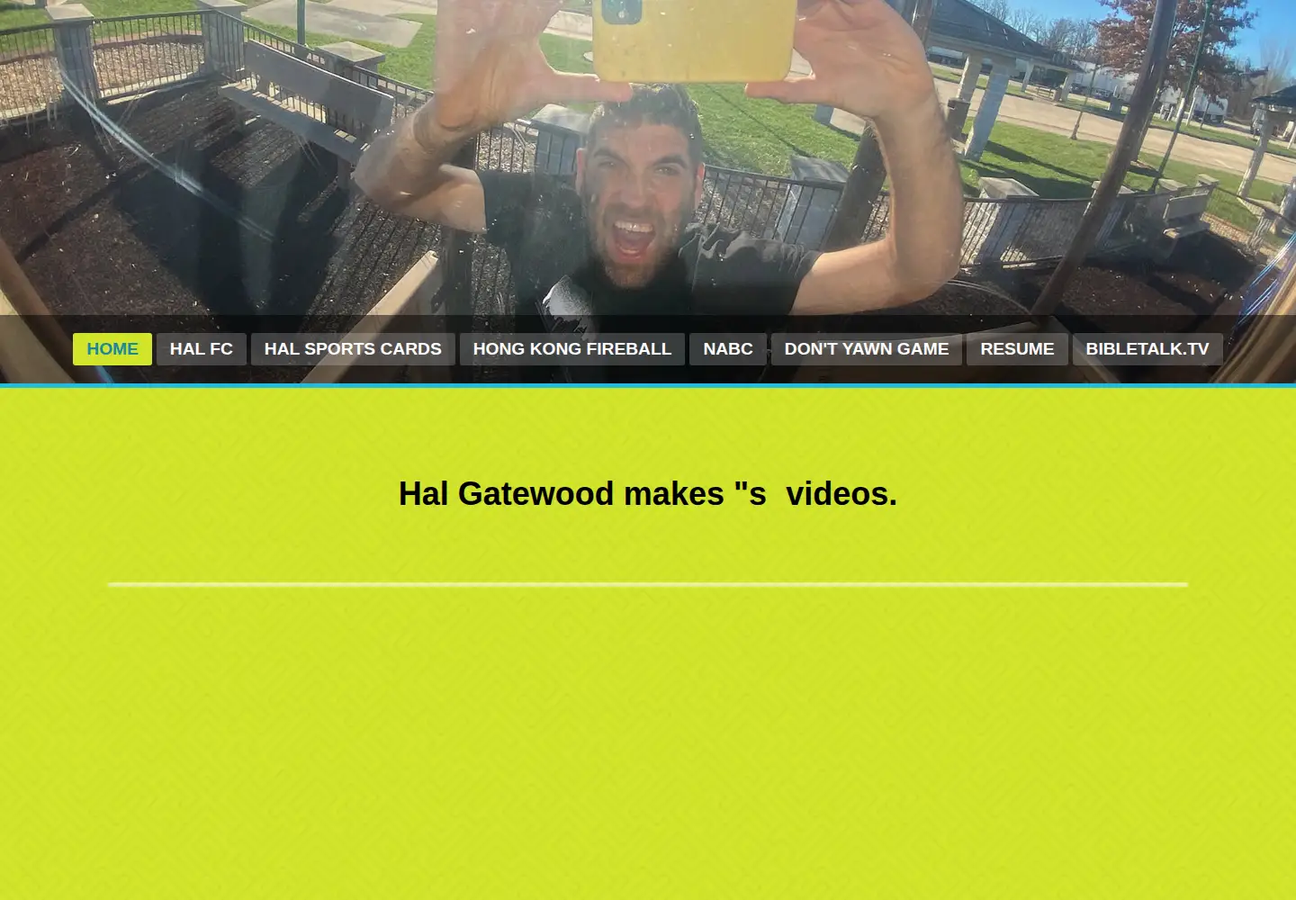 Screenshot of halgatewood.com