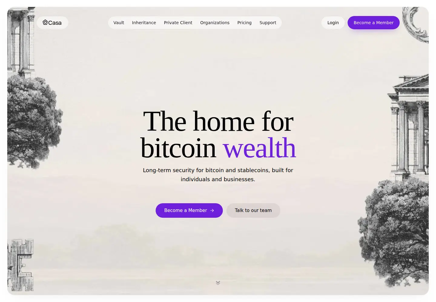 Screenshot of keys.casa