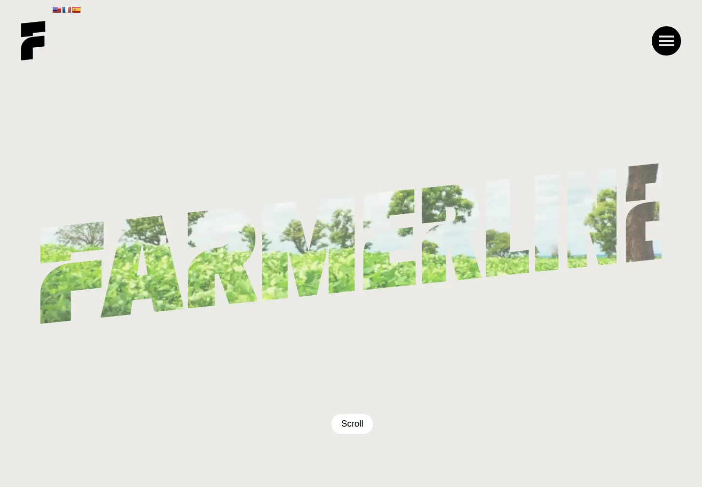 Captured homepage of farmerline.co in the current scan