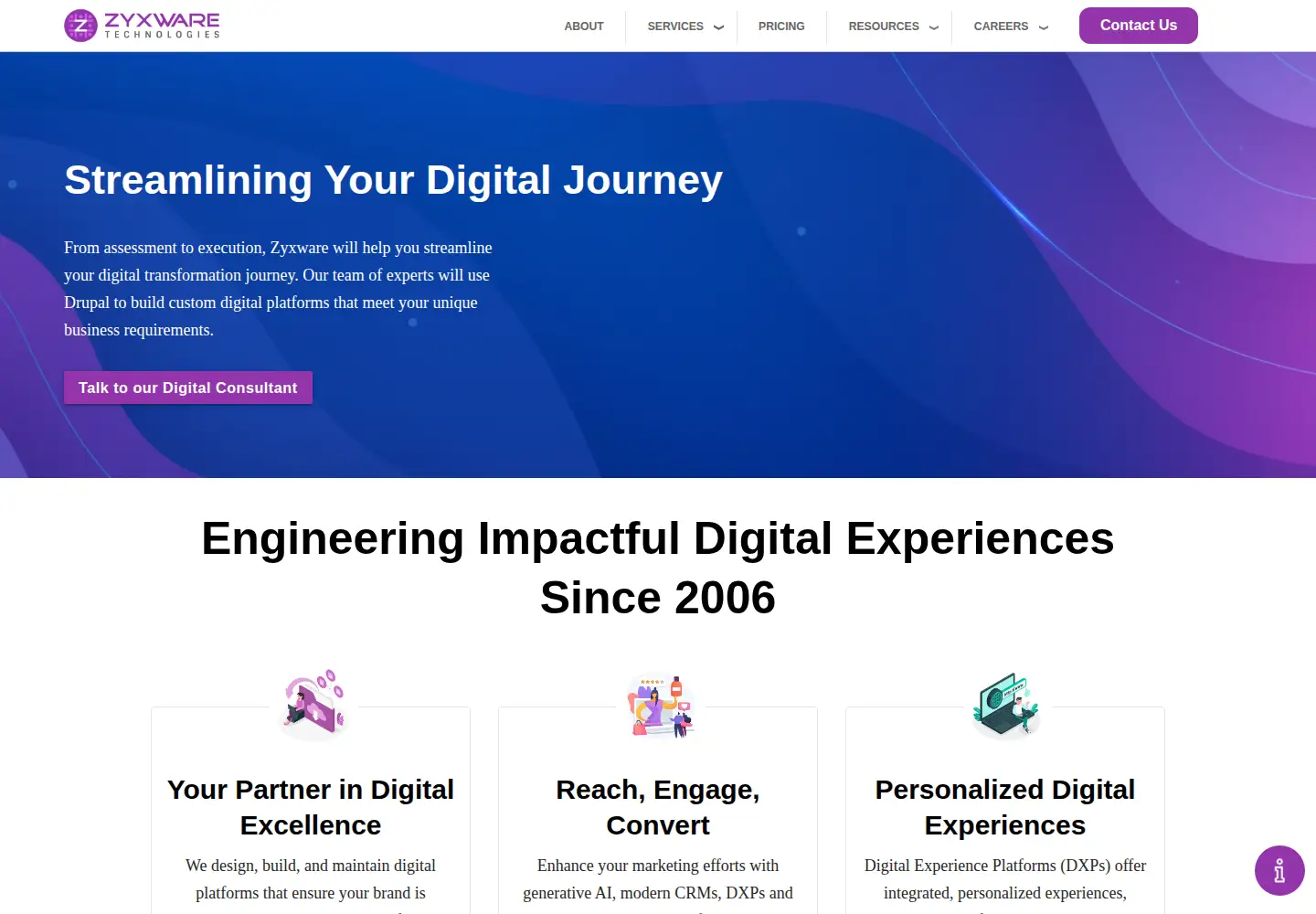 Screenshot of zyxware.com