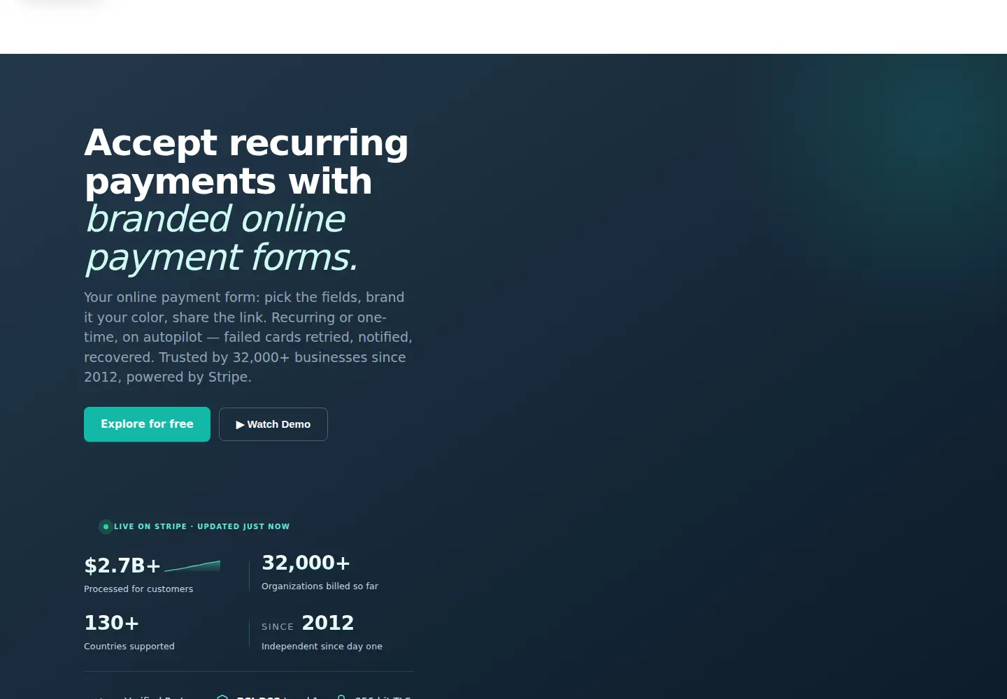 Screenshot of moonclerk.com