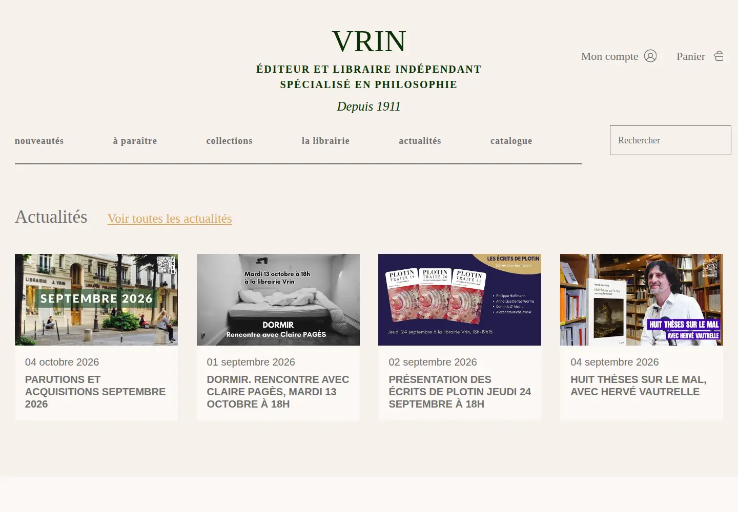 Screenshot of vrin.fr