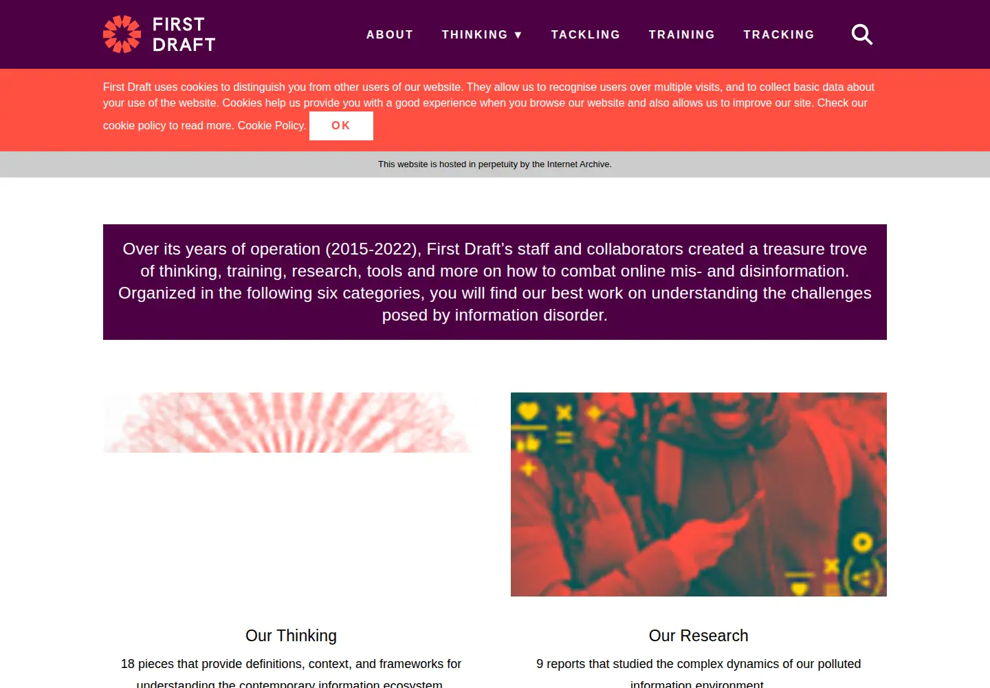 Screenshot of firstdraftnews.org