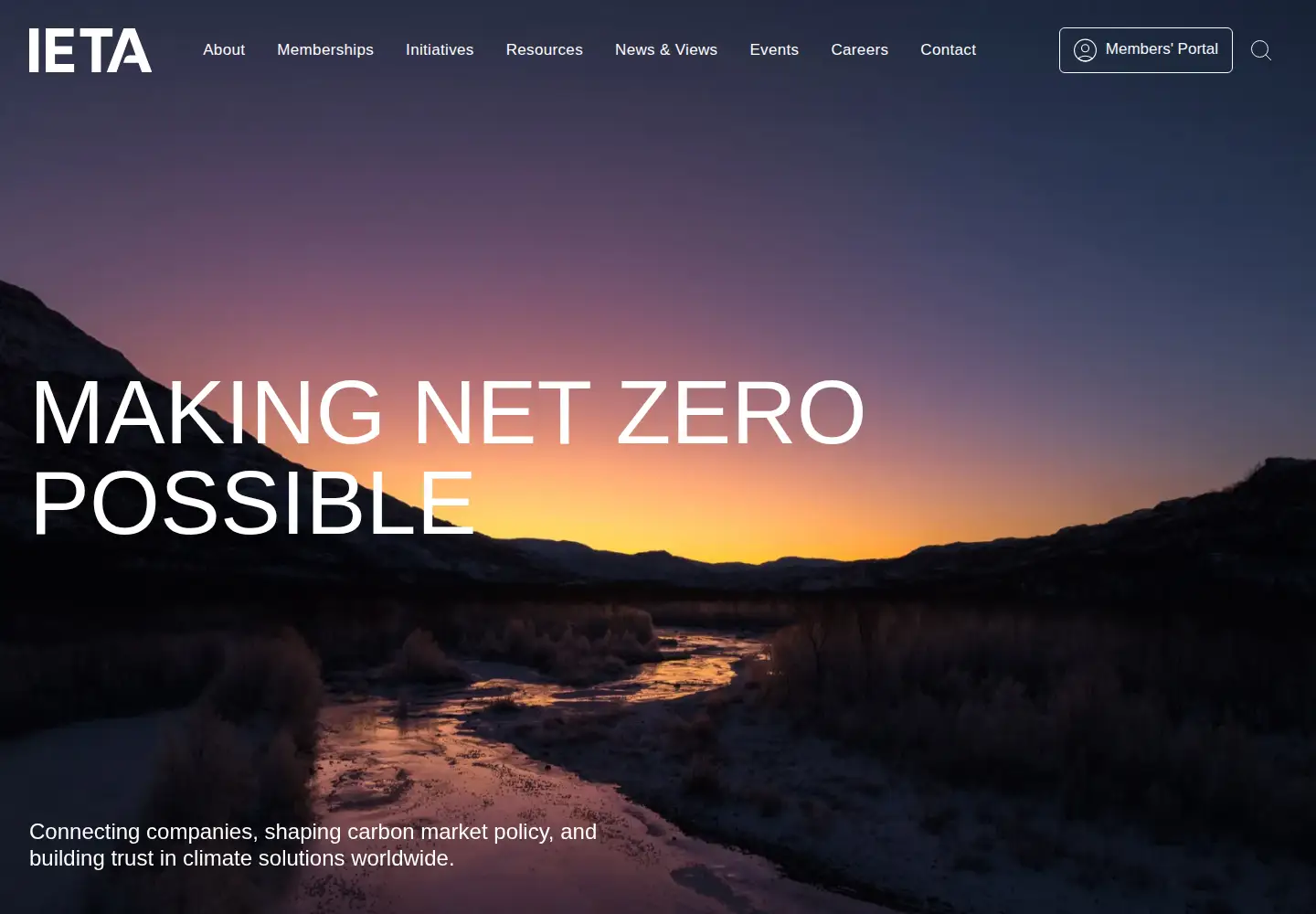 Screenshot of ieta.org