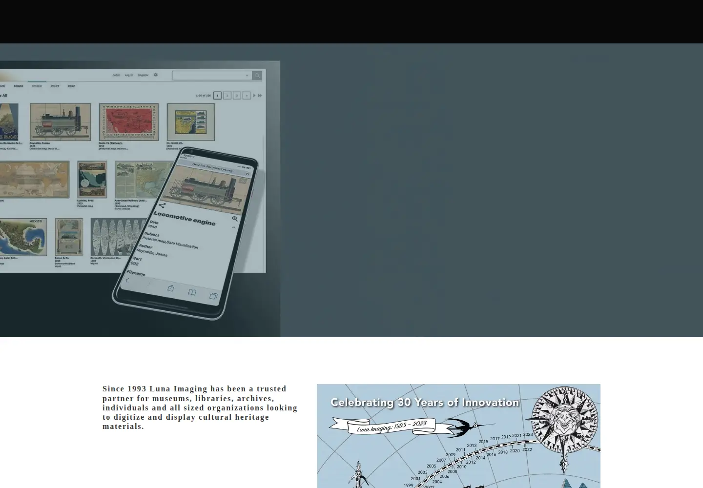 Screenshot of lunaimaging.com