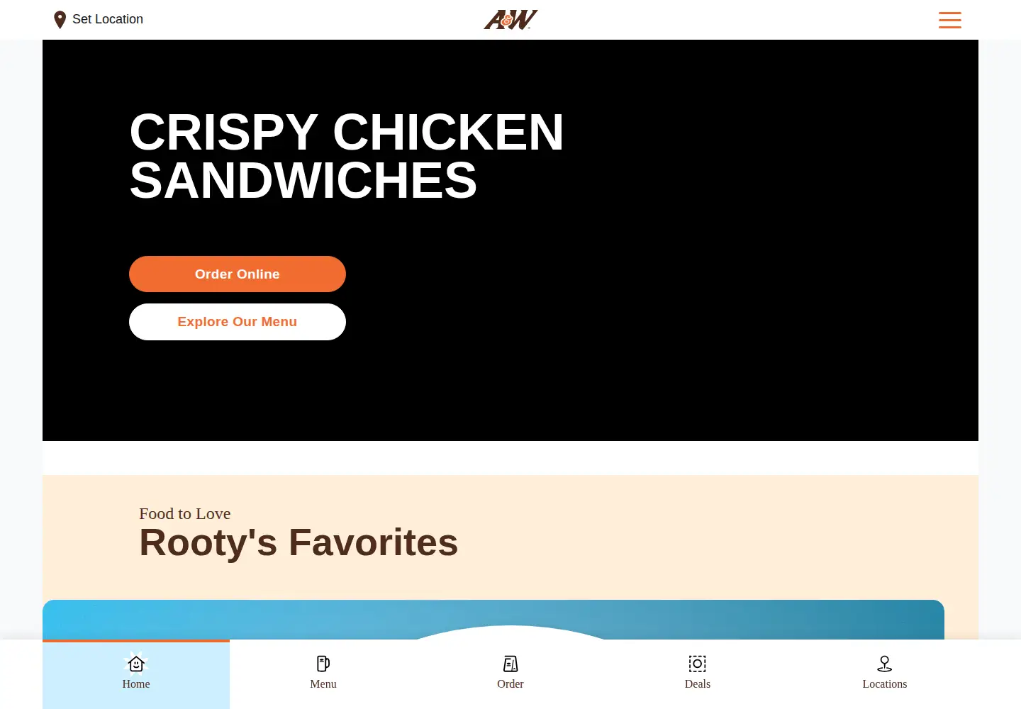 Screenshot of awrestaurants.com