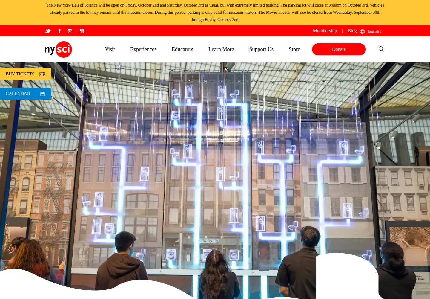 Screenshot of nysci.org