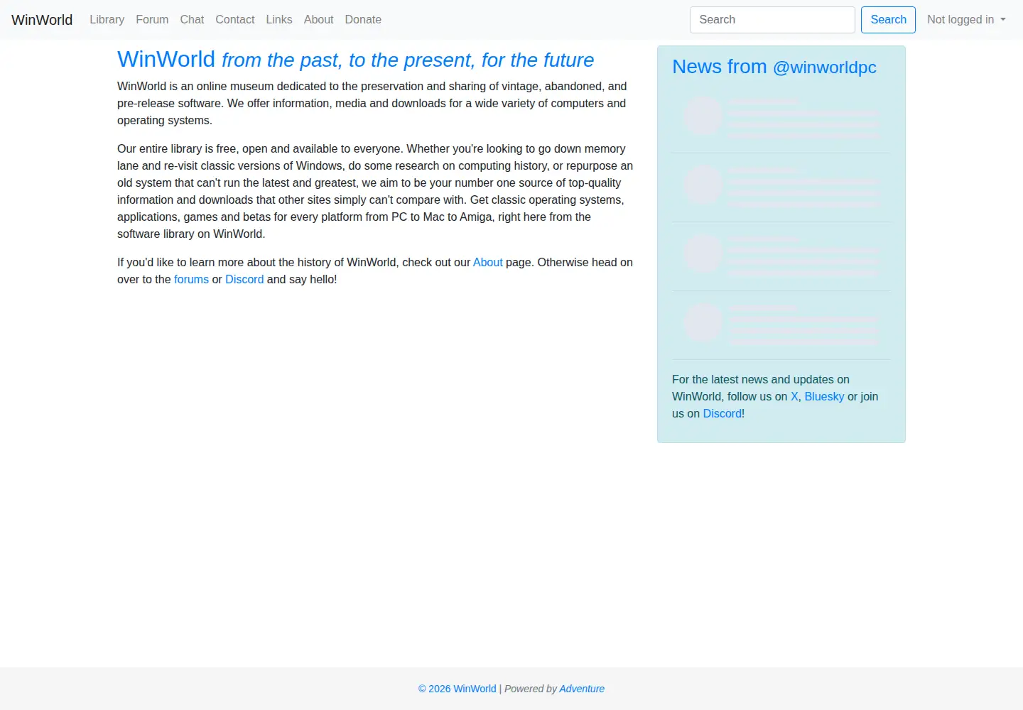 Screenshot of winworldpc.com