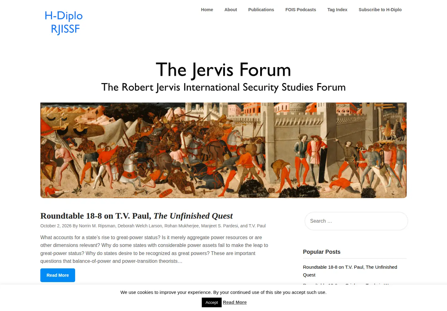 Screenshot of issforum.org