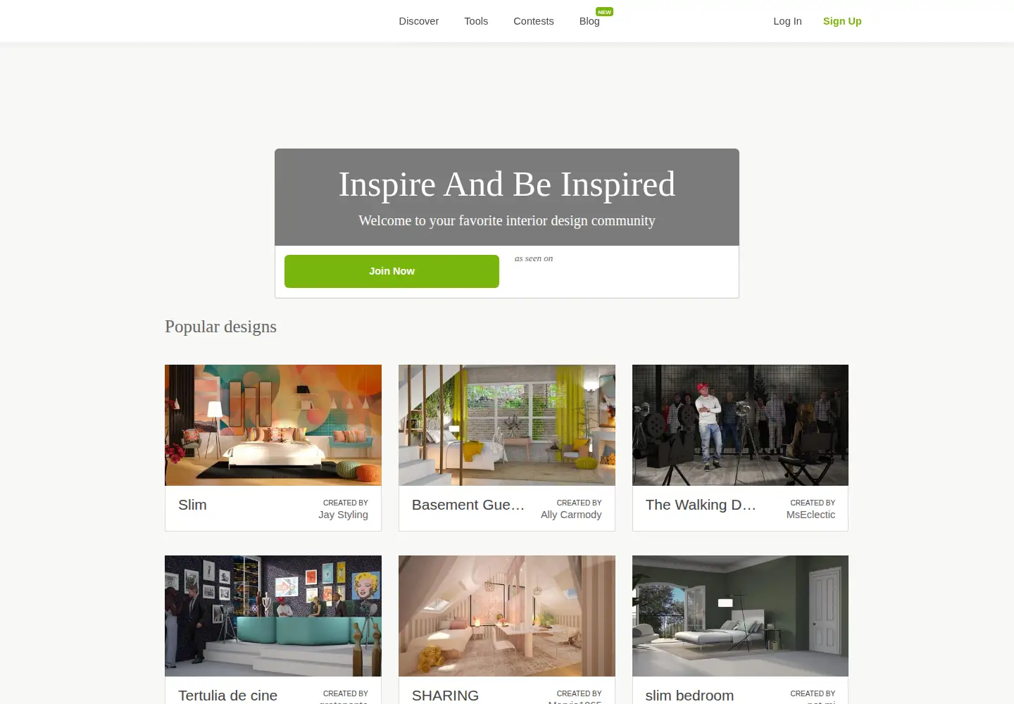 Screenshot of roomstyler.com