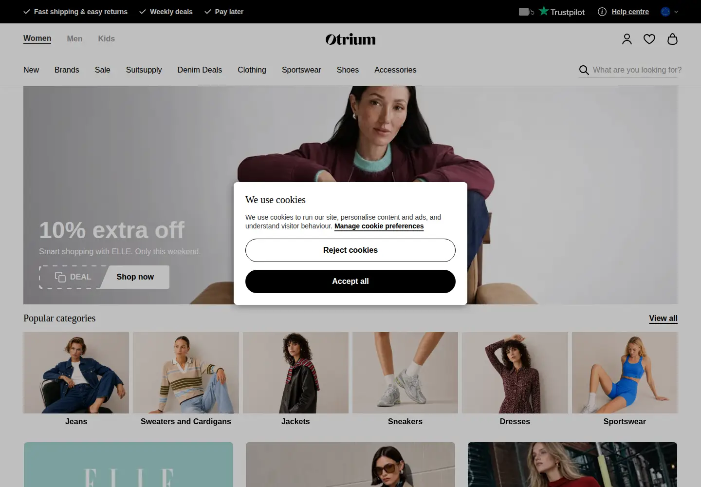 Screenshot of otrium.com