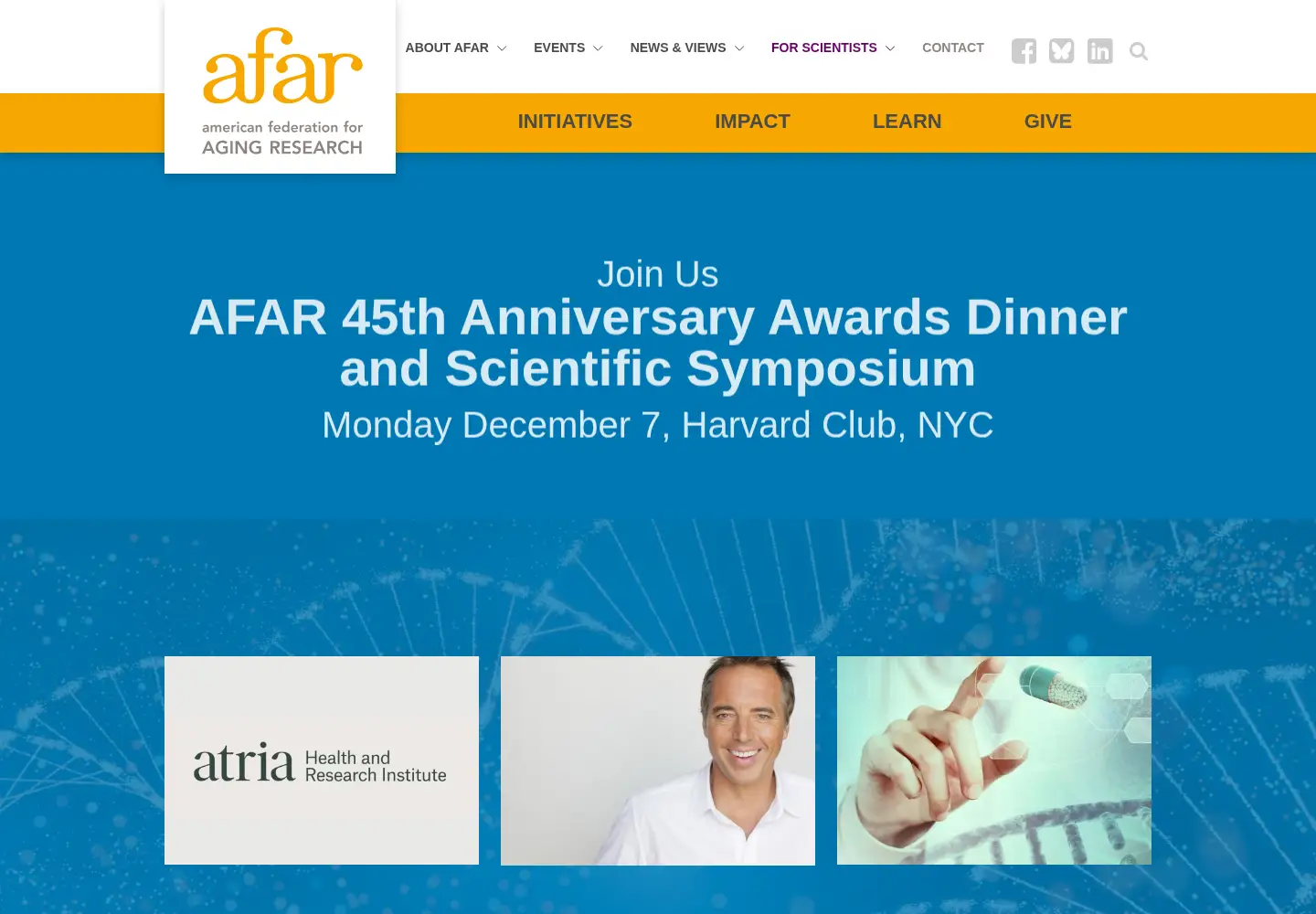 Screenshot of afar.org