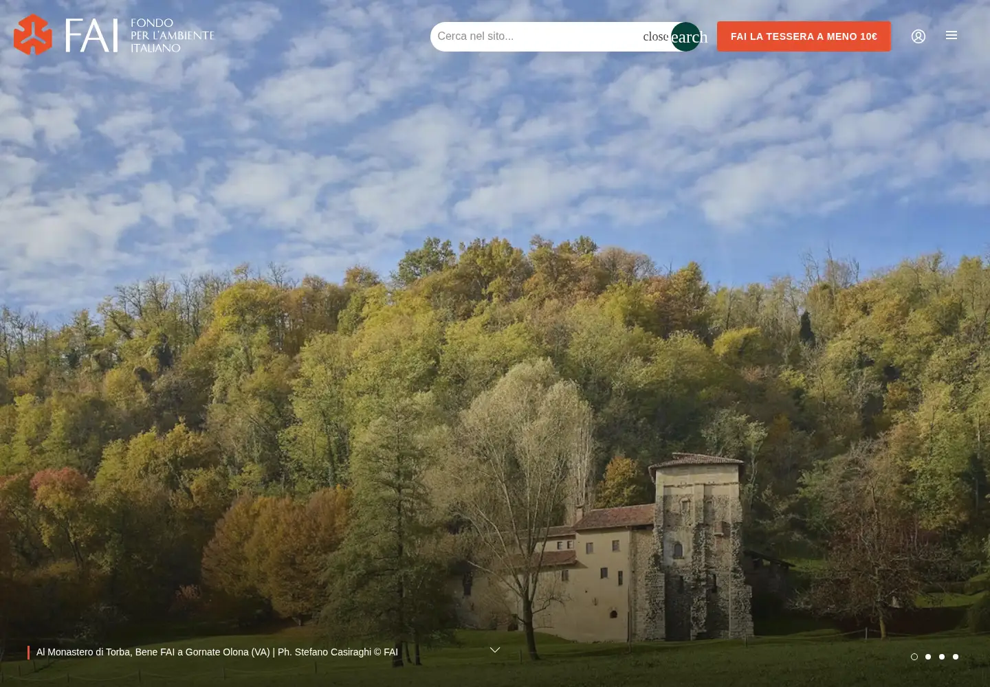 Screenshot of fondoambiente.it
