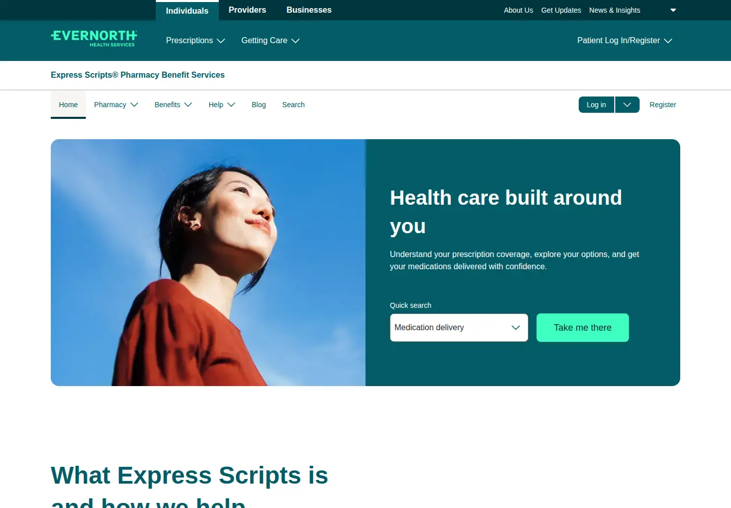 Screenshot of express-scripts.com