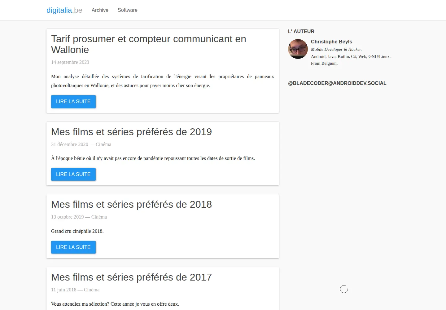 Screenshot of digitalia.be