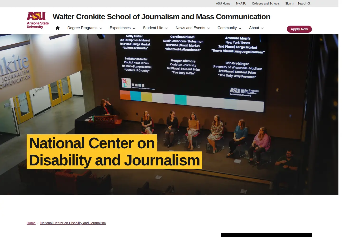 Screenshot of ncdj.org