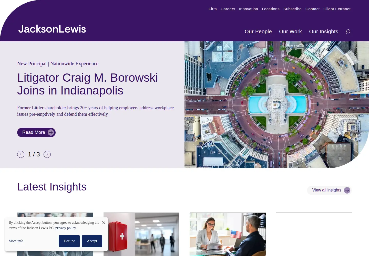 Screenshot of jacksonlewis.com