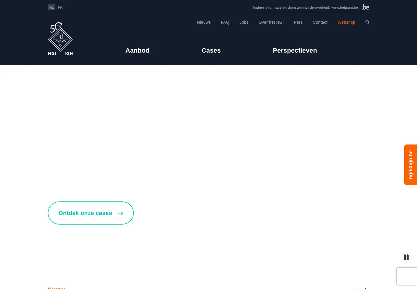 Screenshot of ngi.be