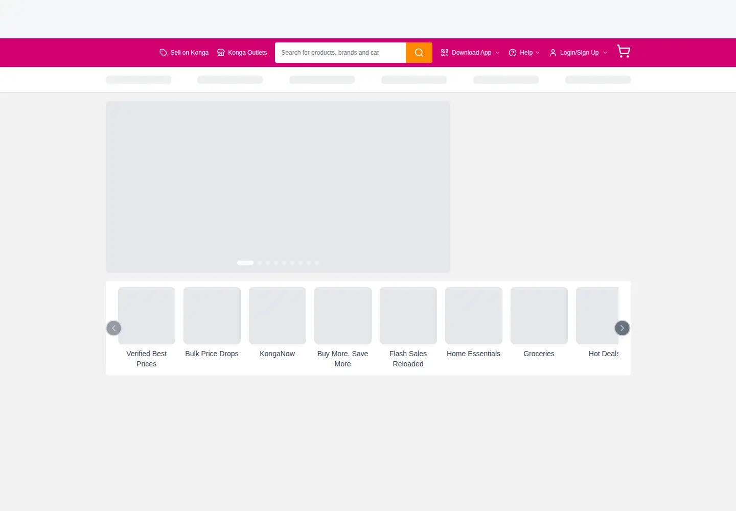 Screenshot of konga.com