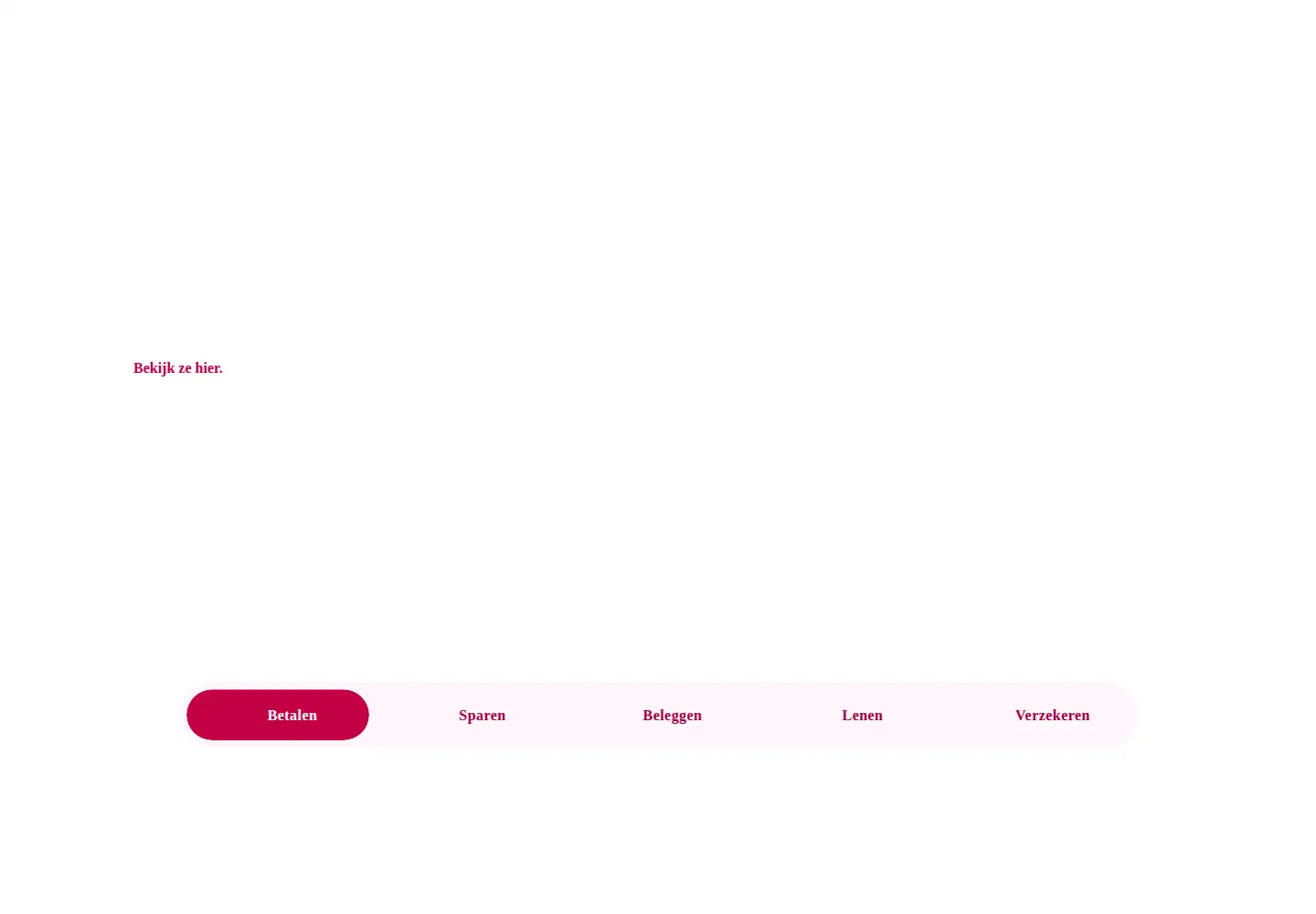 Screenshot of belfius.be