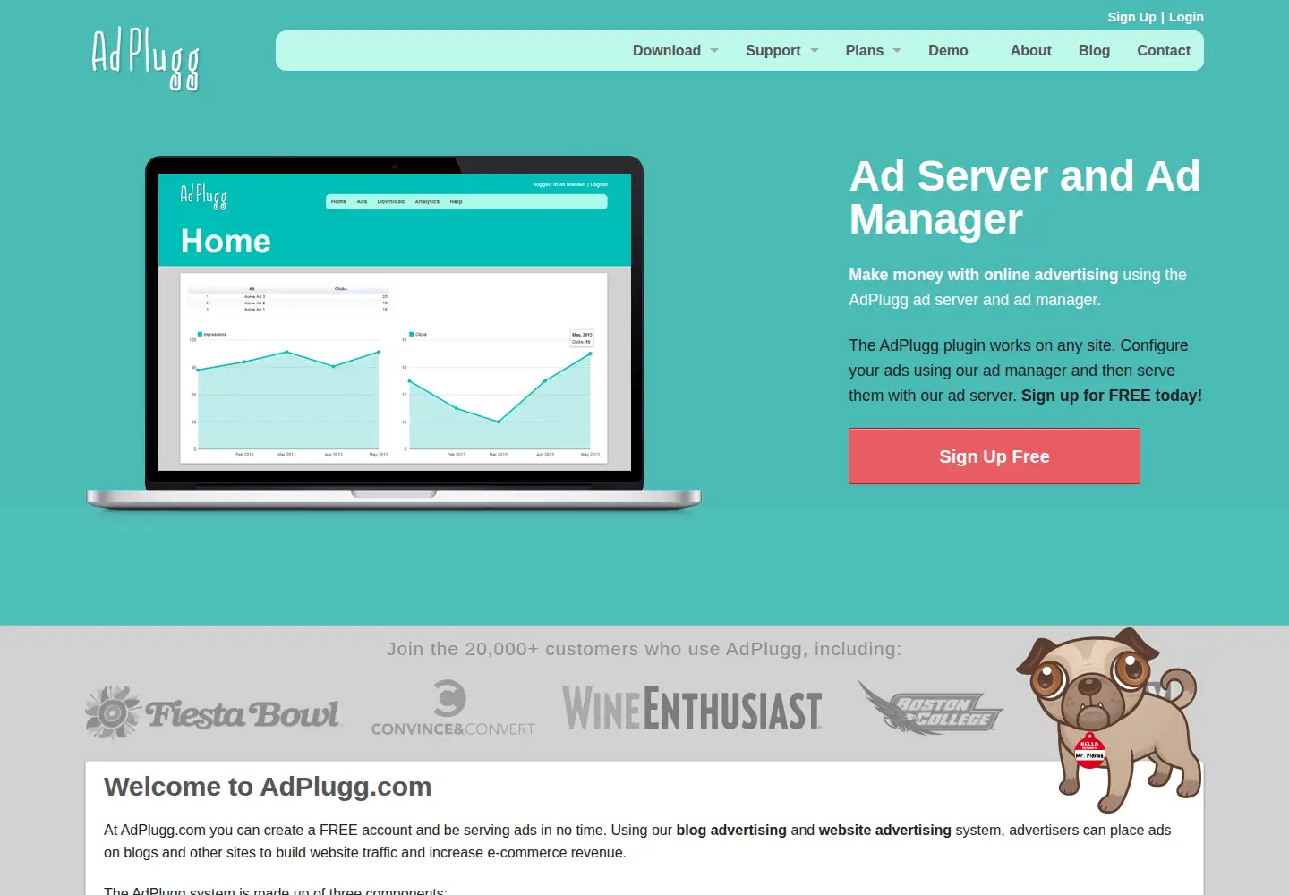 Screenshot of adplugg.com