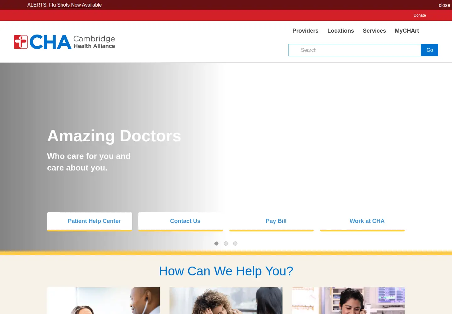 Screenshot of challiance.org