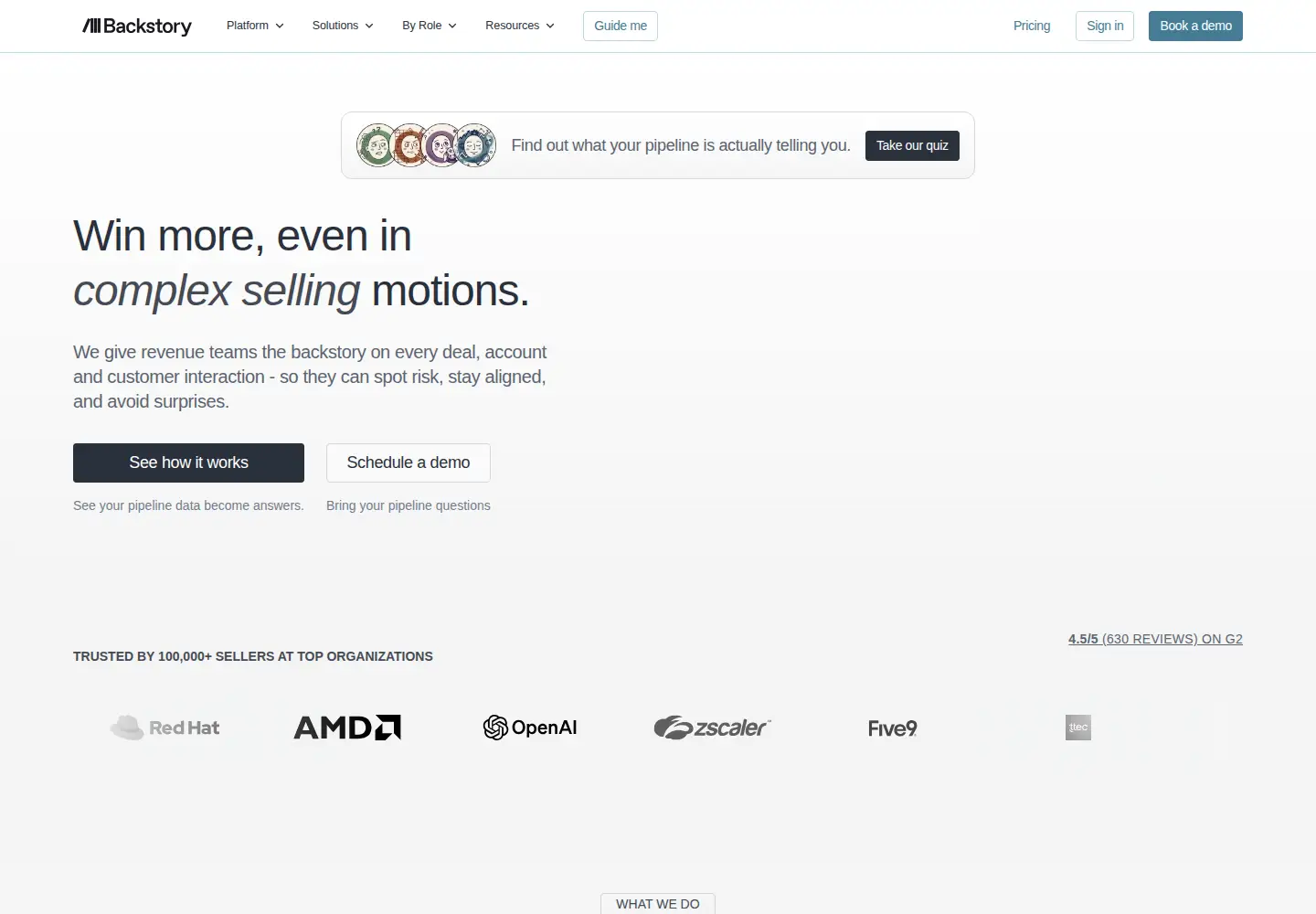 Screenshot of people.ai