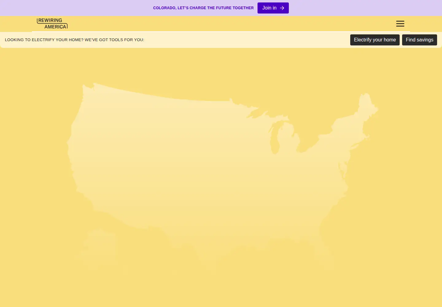 Screenshot of rewiringamerica.org