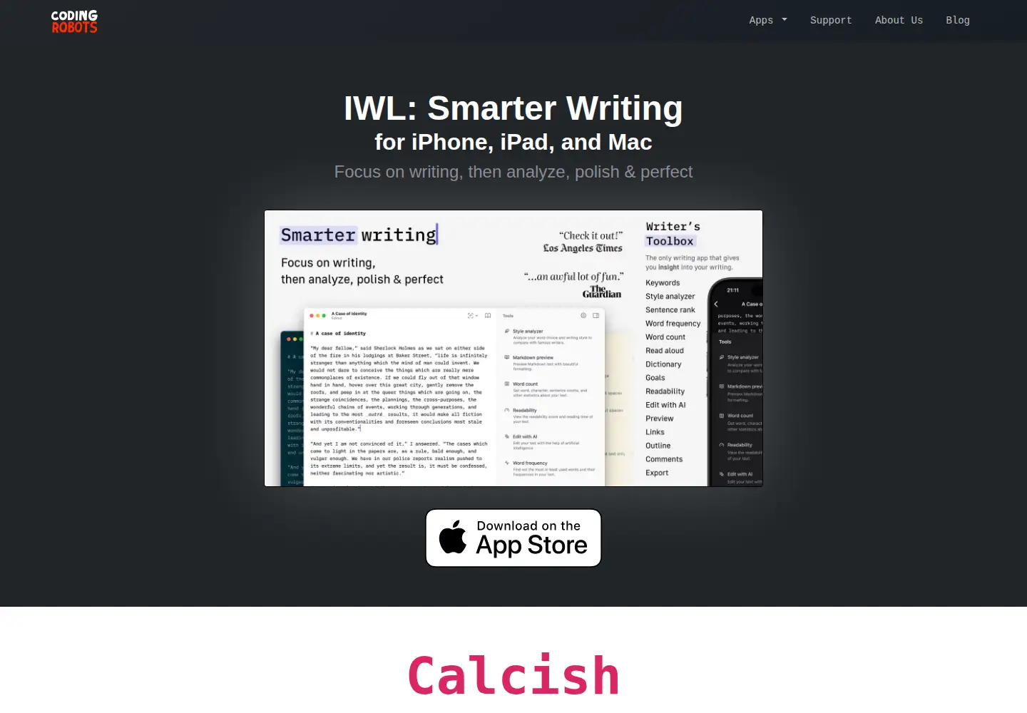 Screenshot of codingrobots.com