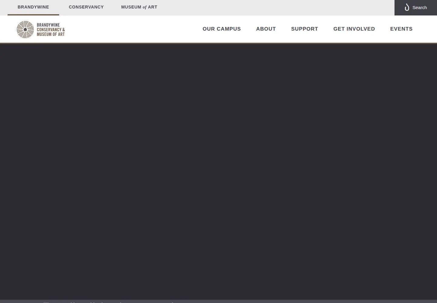 Screenshot of brandywine.org
