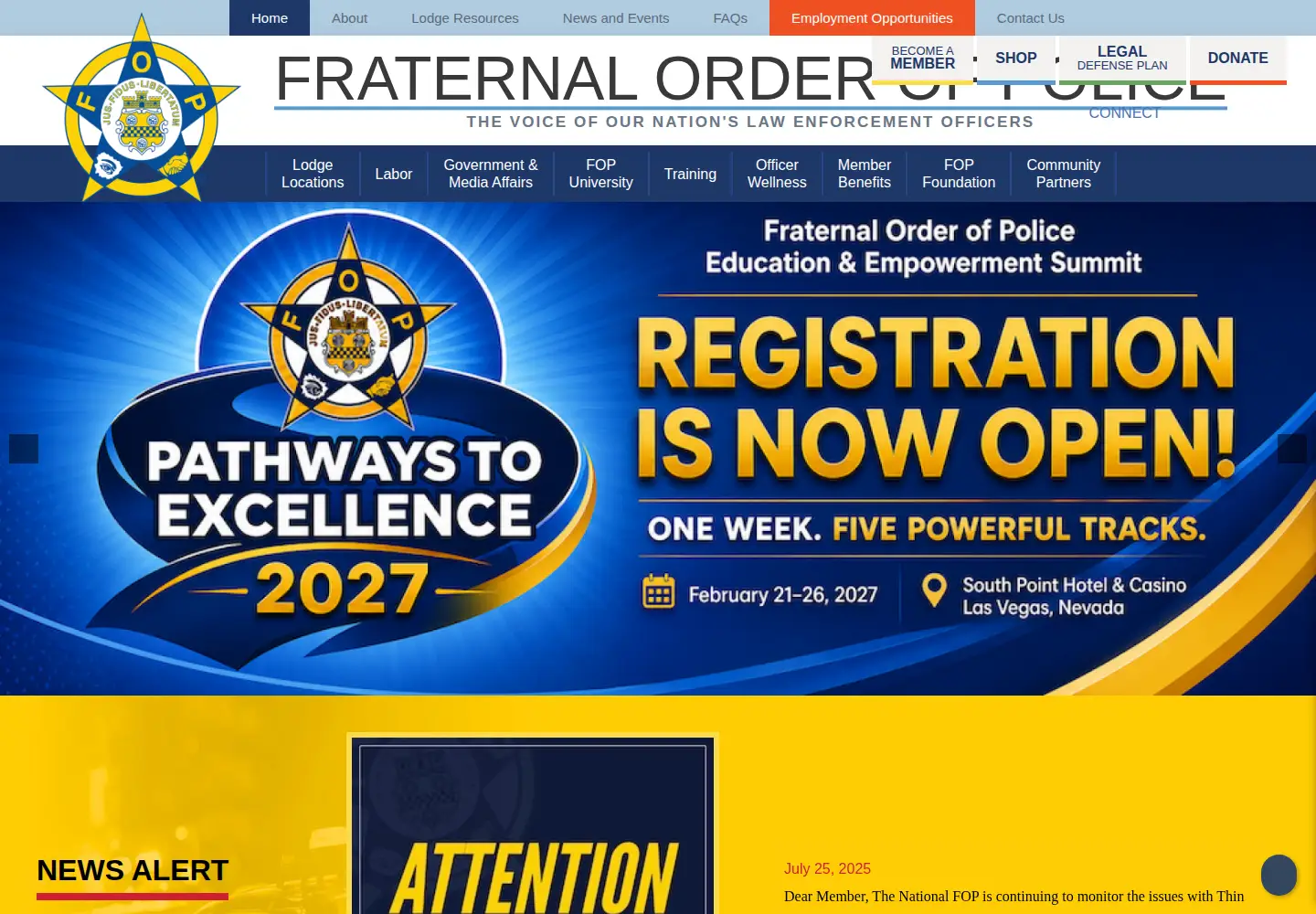 Screenshot of fop.net