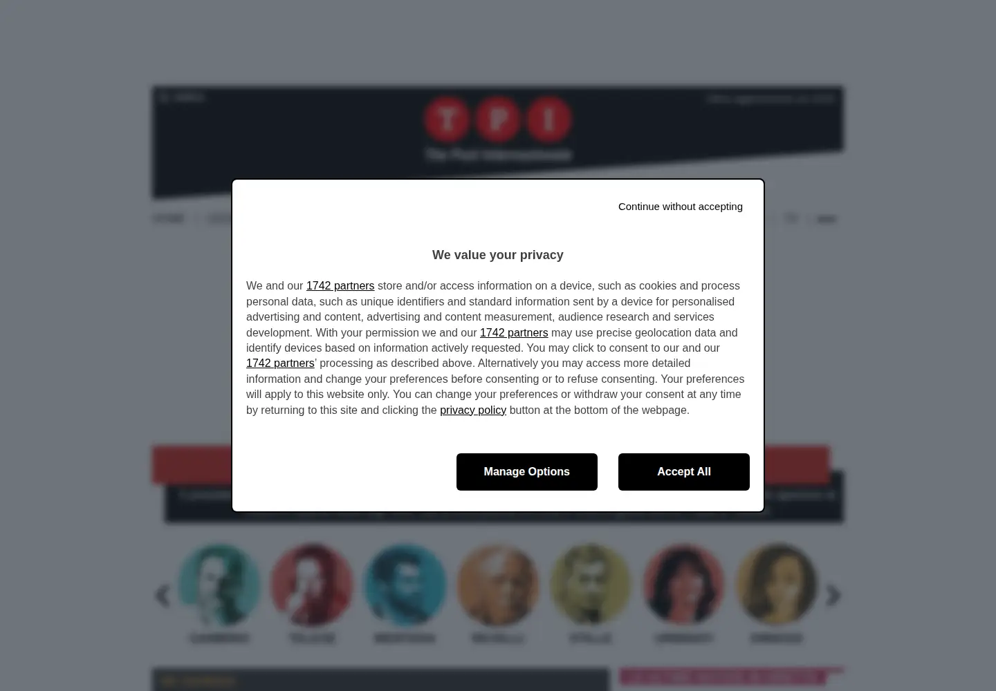 Screenshot of tpi.it