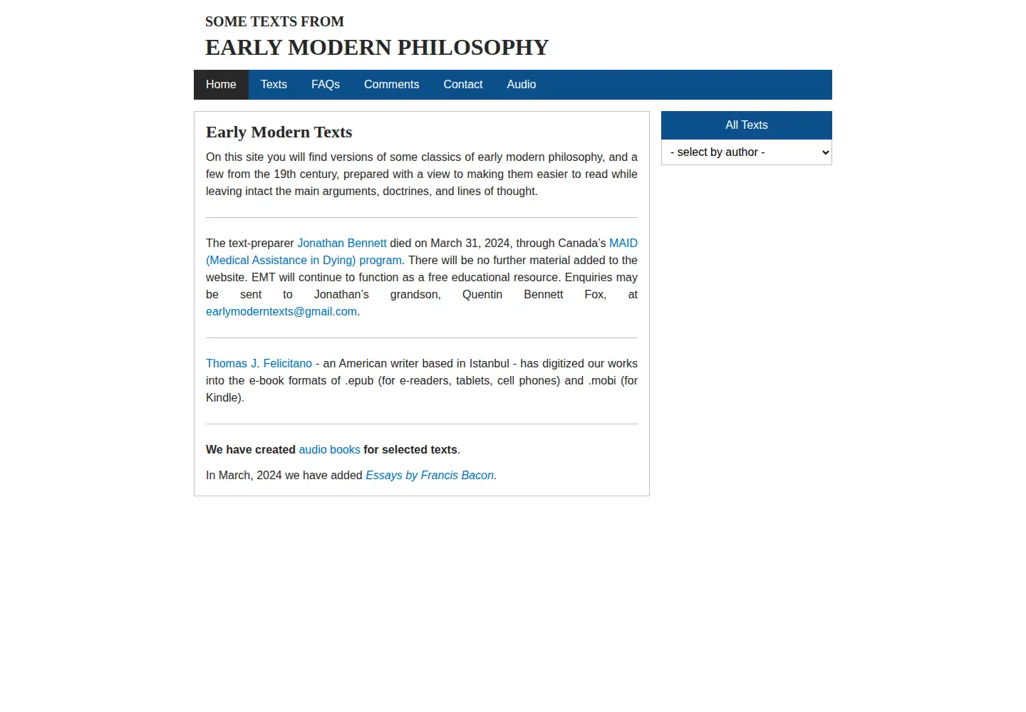 Screenshot of earlymoderntexts.com