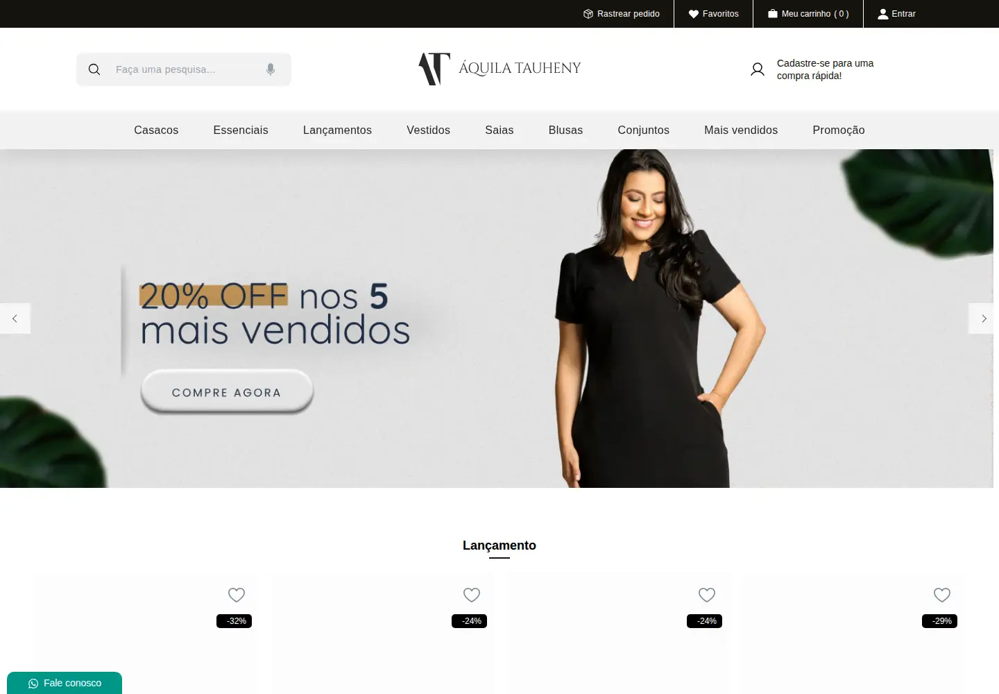 Screenshot of aquilatauheny.com.br