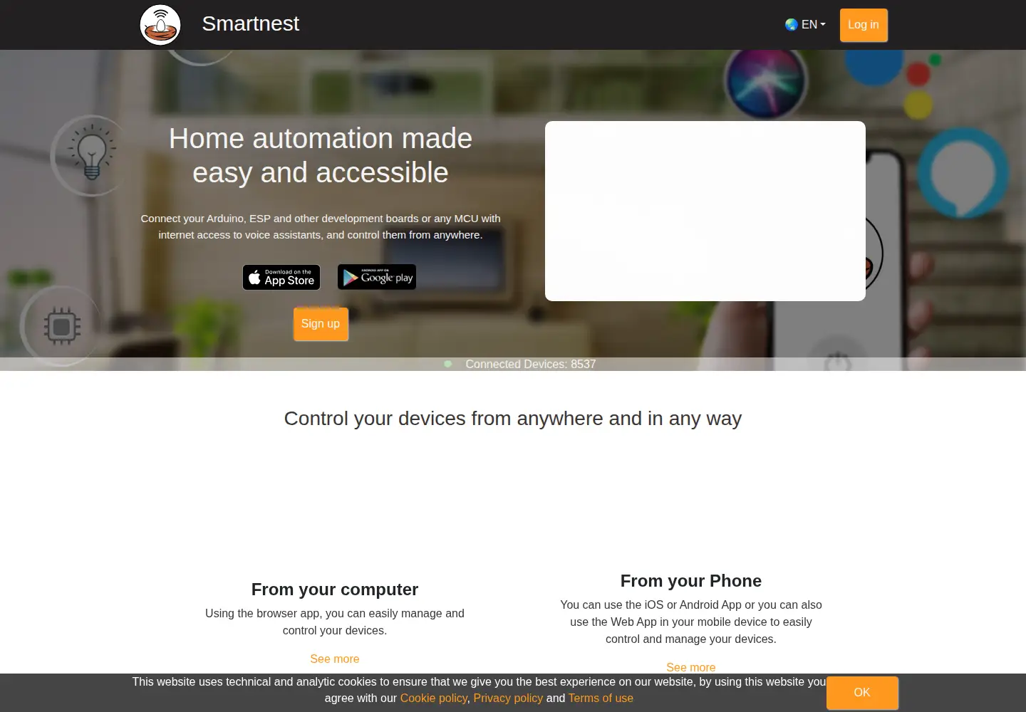 Screenshot of smartnest.cz