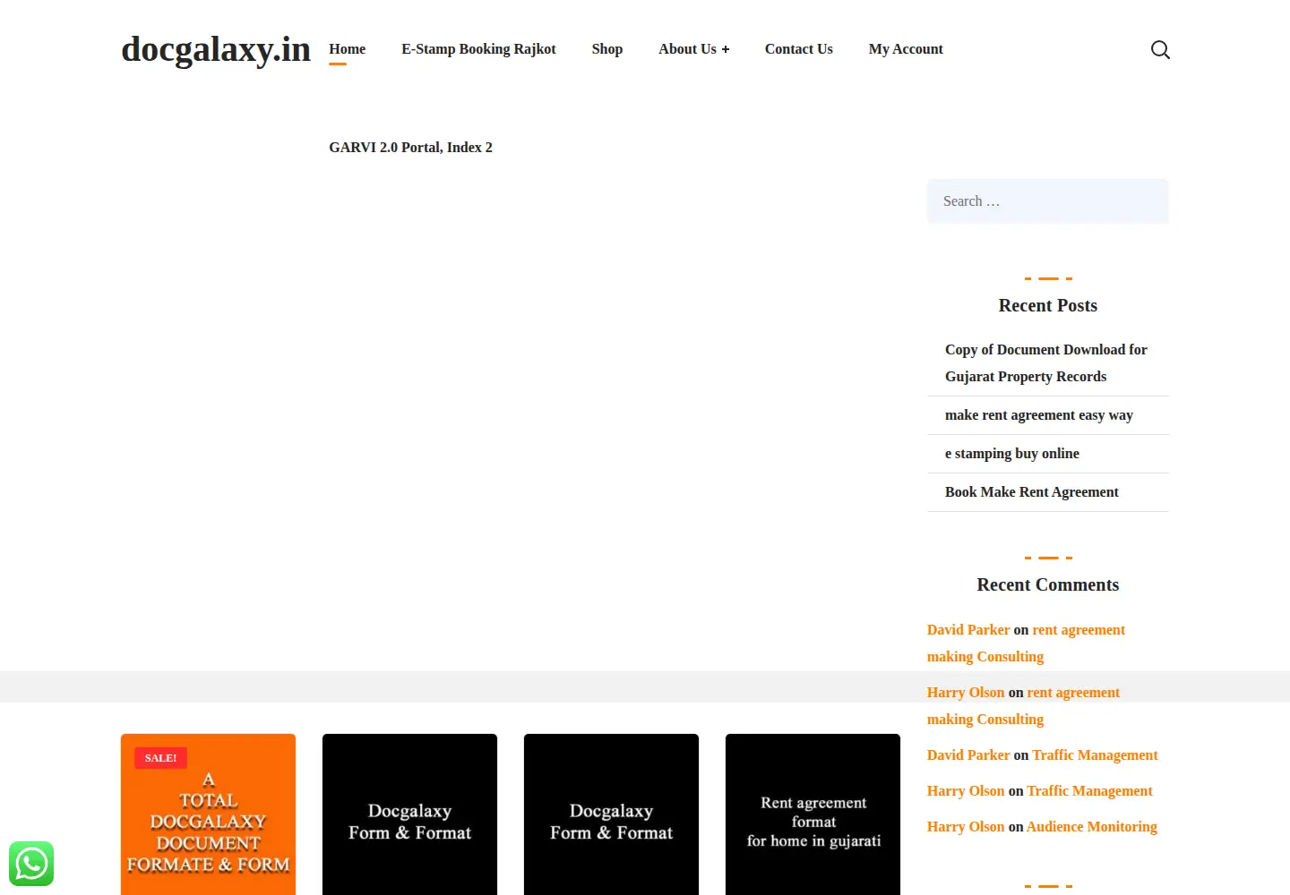 Screenshot of docgalaxy.in