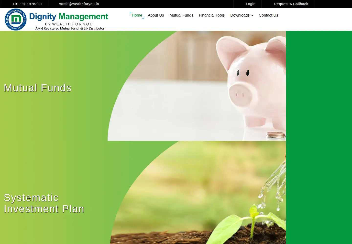Screenshot of wealthforyou.in