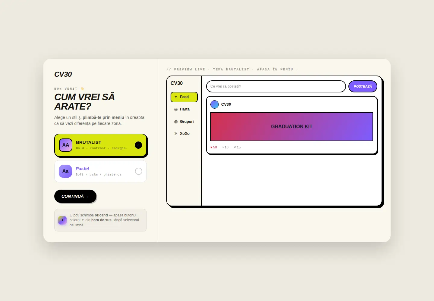 Screenshot of cv30.app