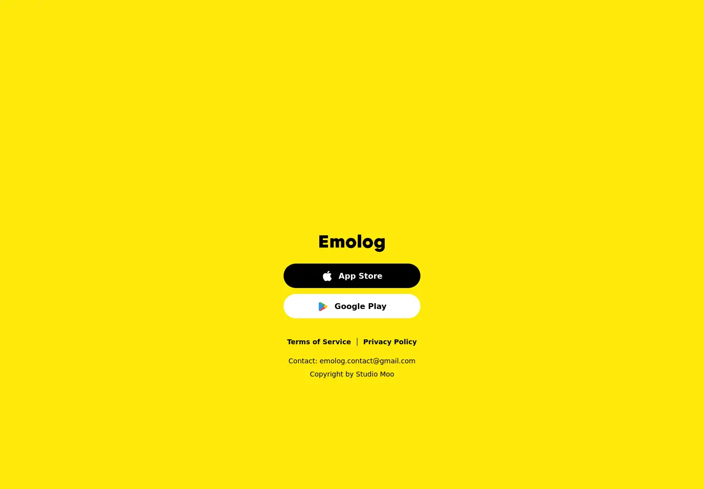 Captured homepage of emolog.app in the current scan