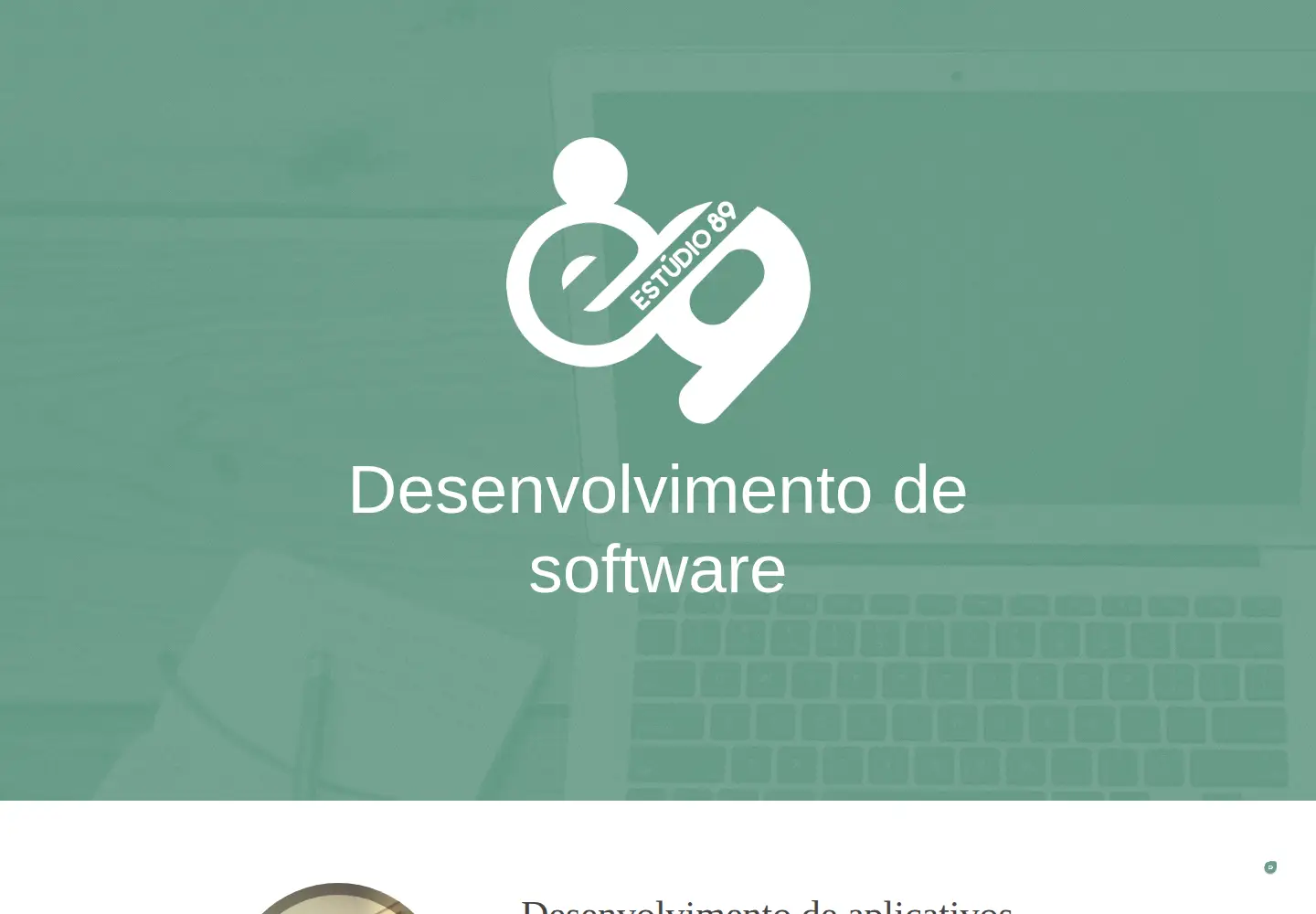 Screenshot of estudio89.com.br