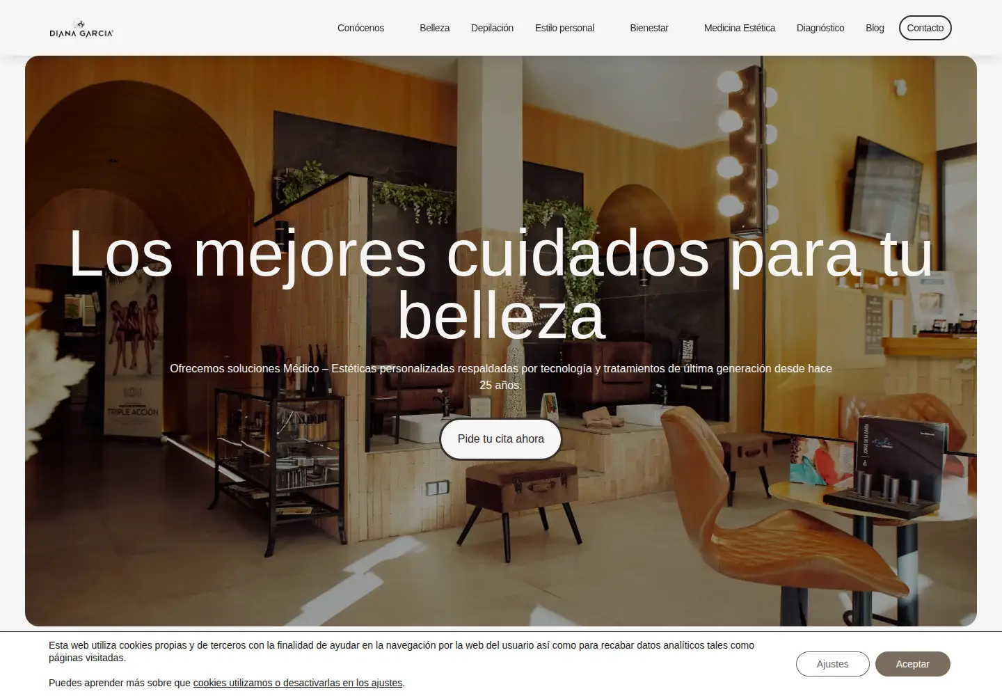Screenshot of esteticadiana.com