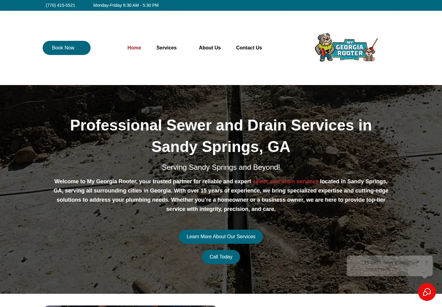Screenshot of mygeorgiarooter.com