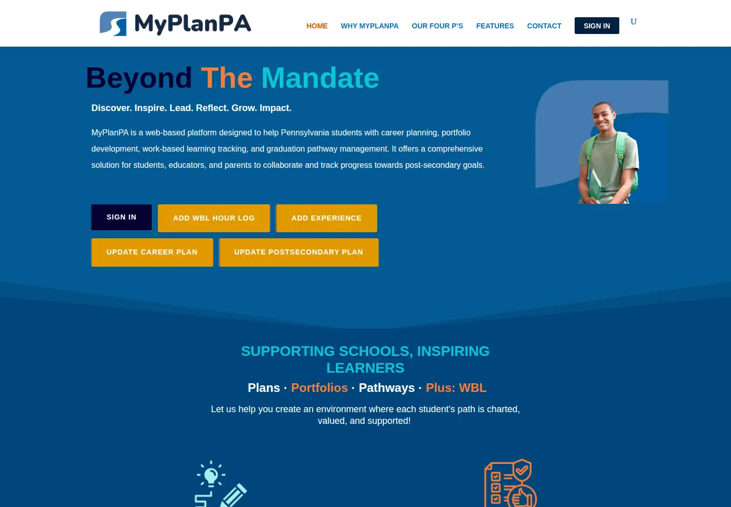 Screenshot of myplanpa.com