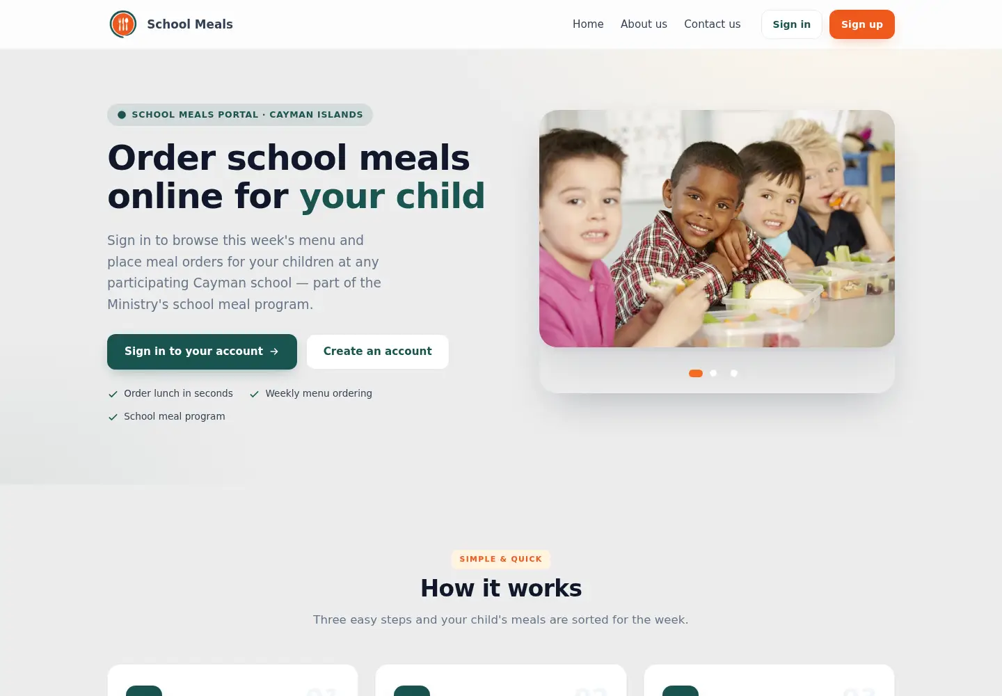 Screenshot of myschoolpos.com