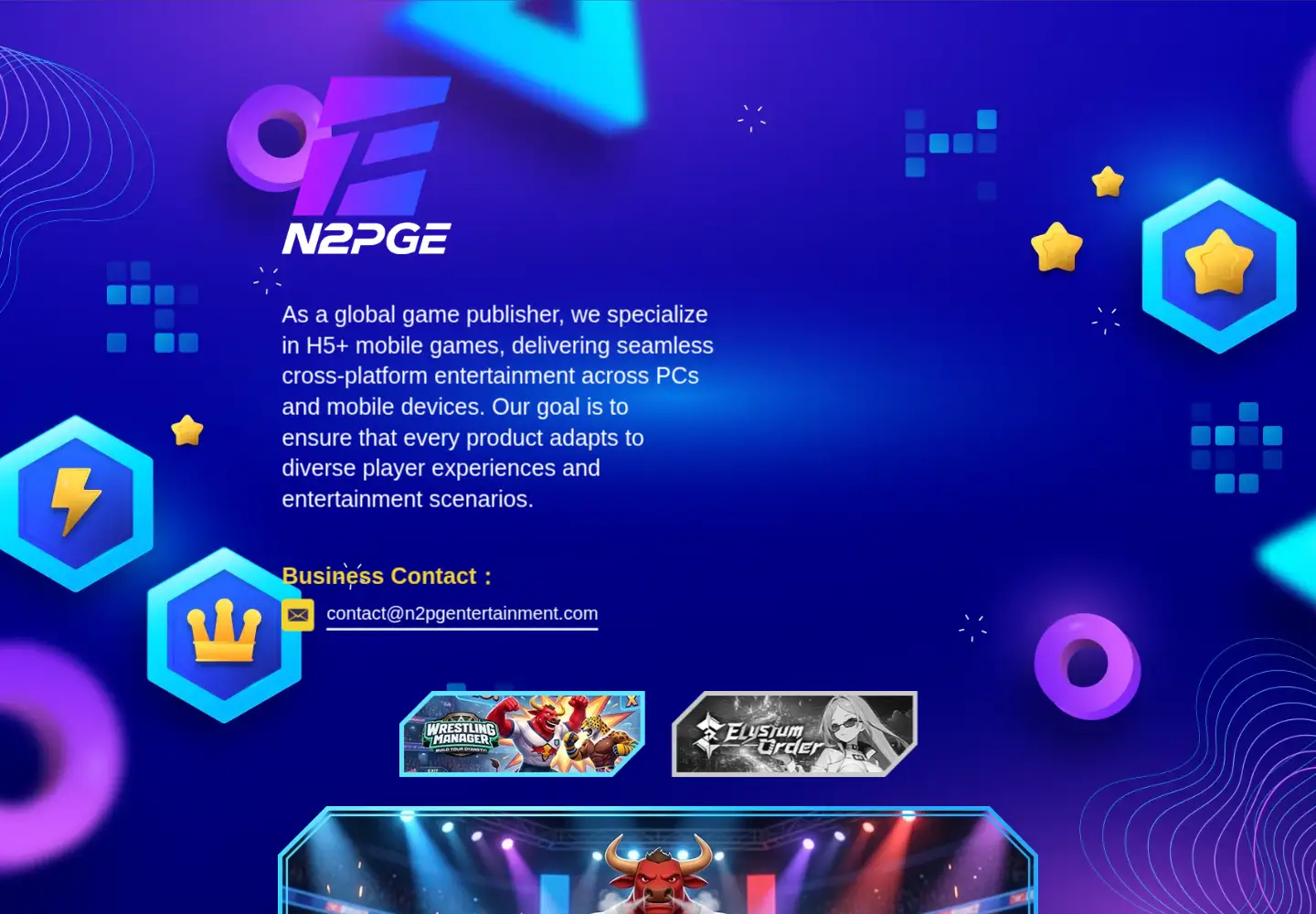 Screenshot of n2pgentertainment.com