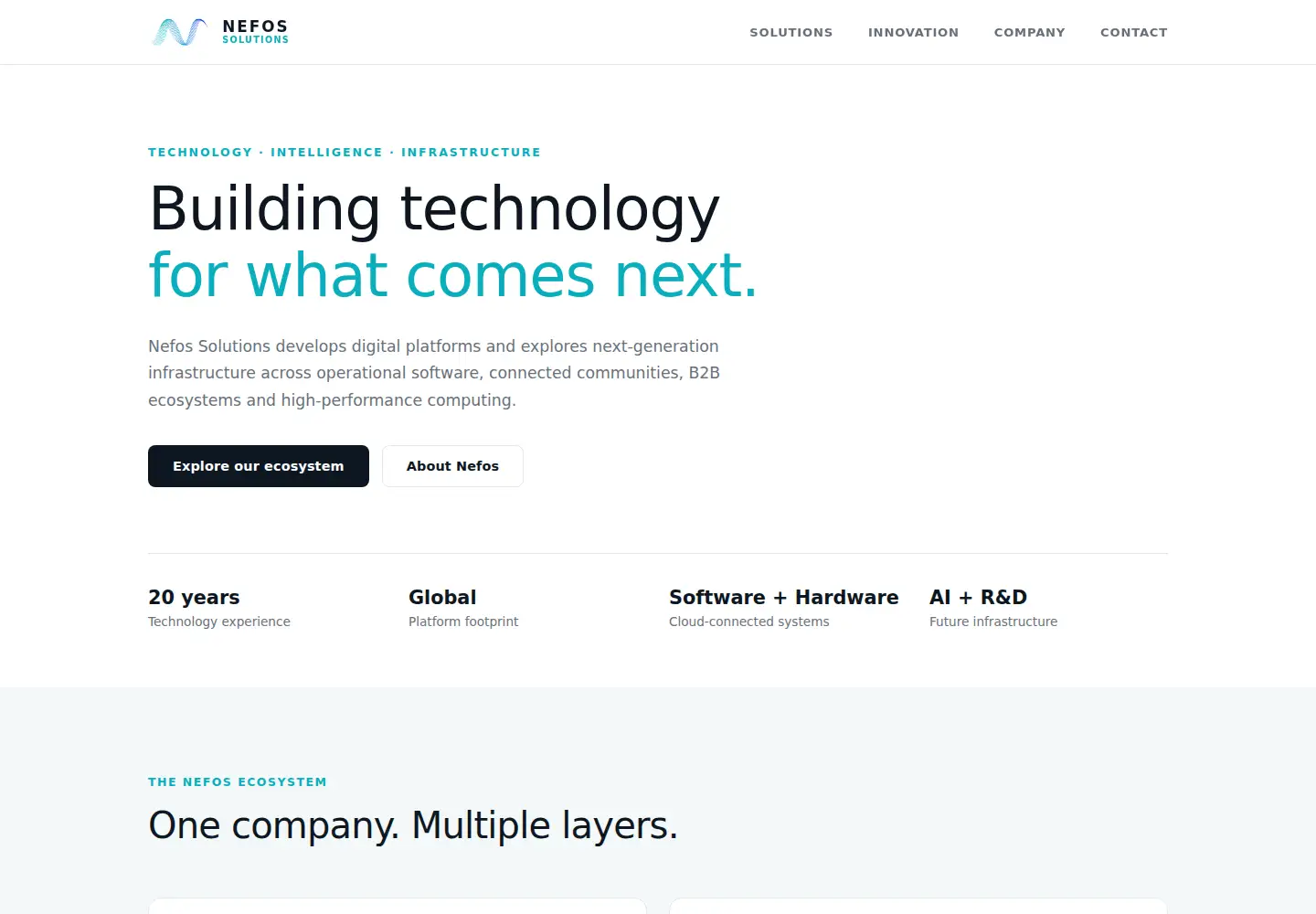 Screenshot of nefosolutions.com