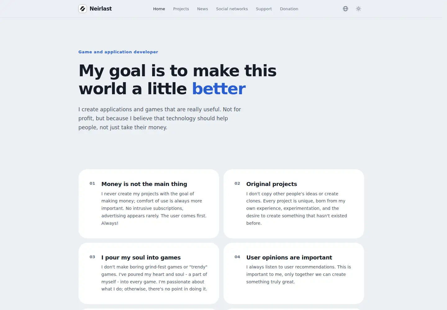 Screenshot of neirlast.com