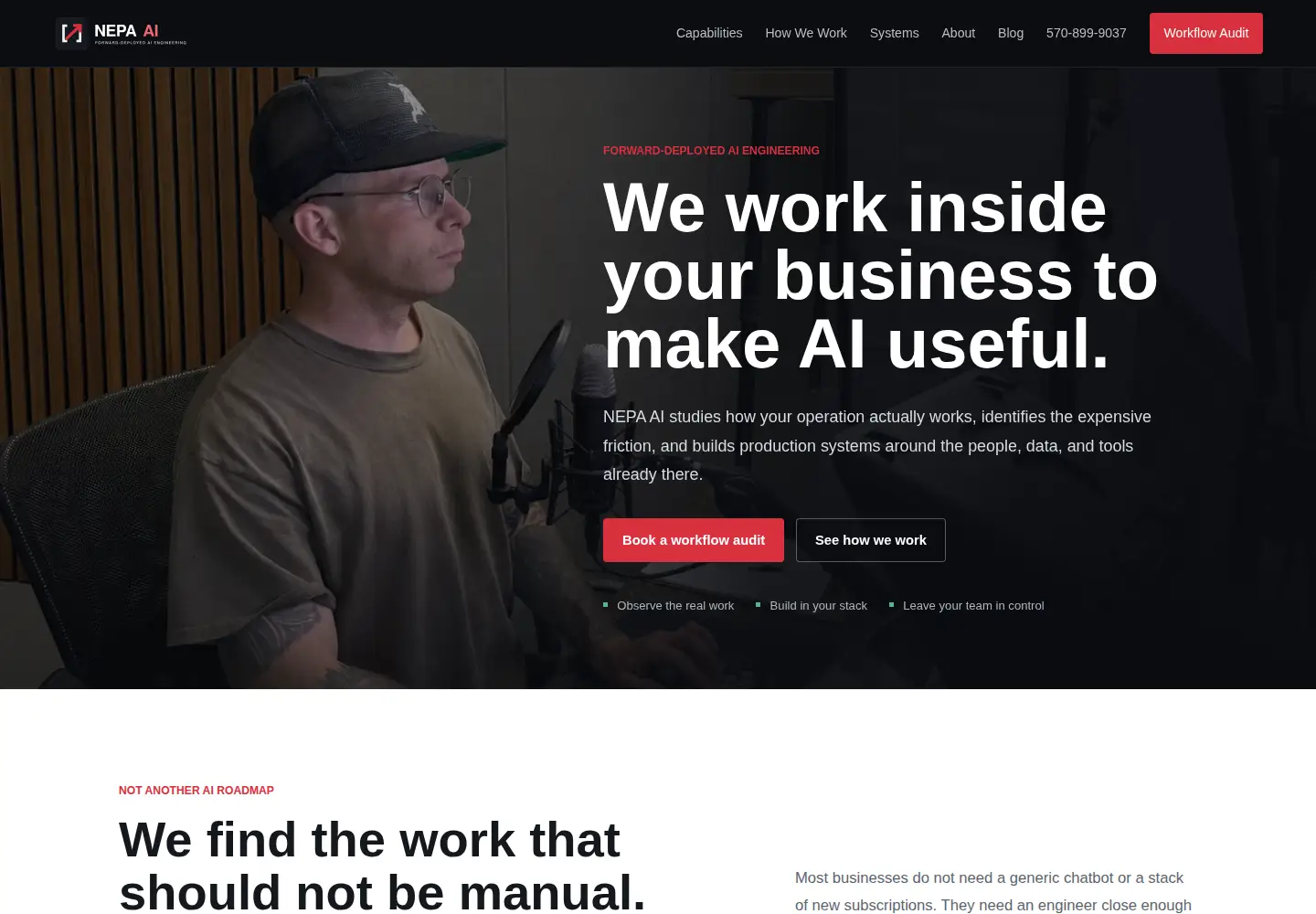 Screenshot of nepa-ai.com