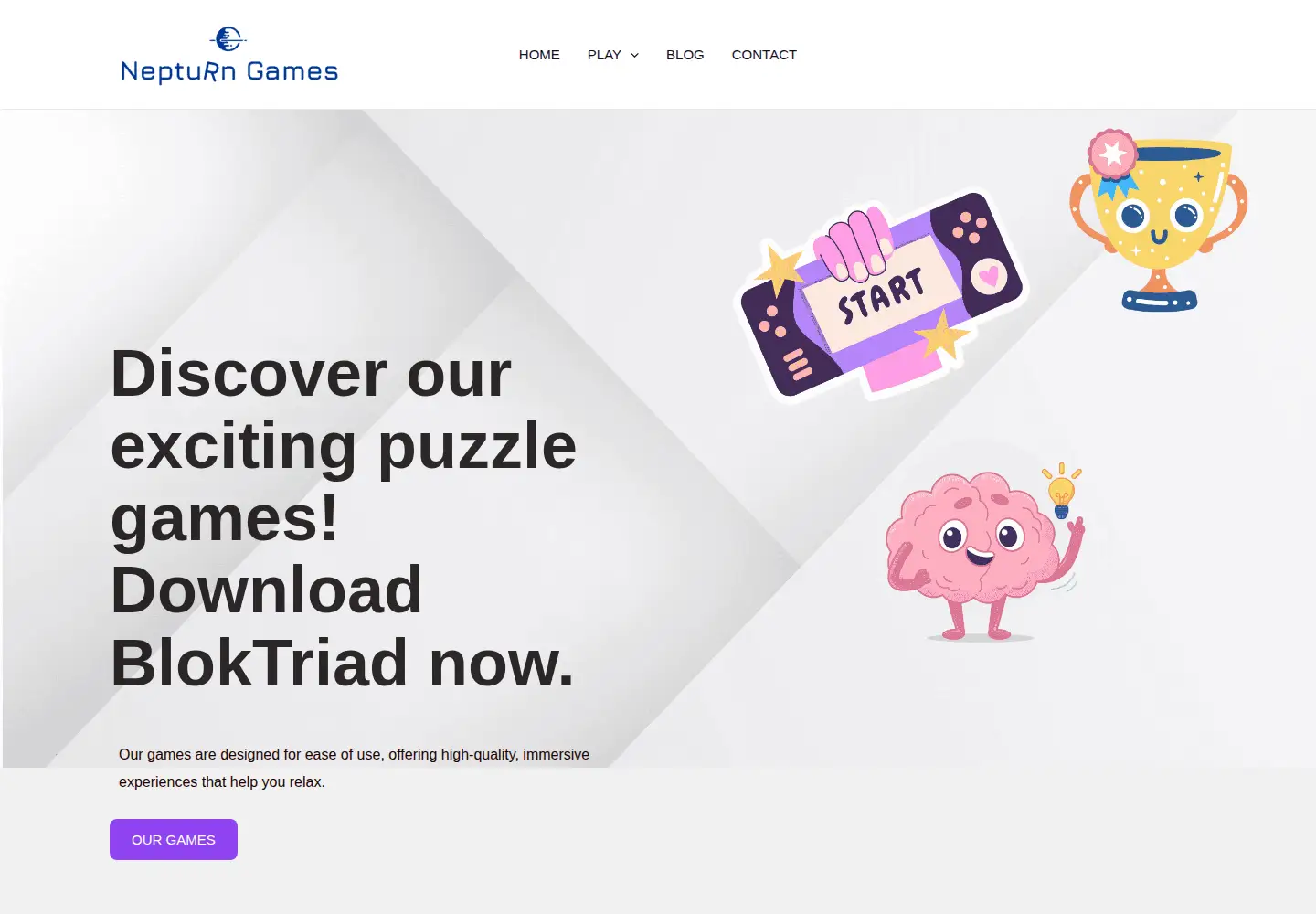 Screenshot of nepturngames.com
